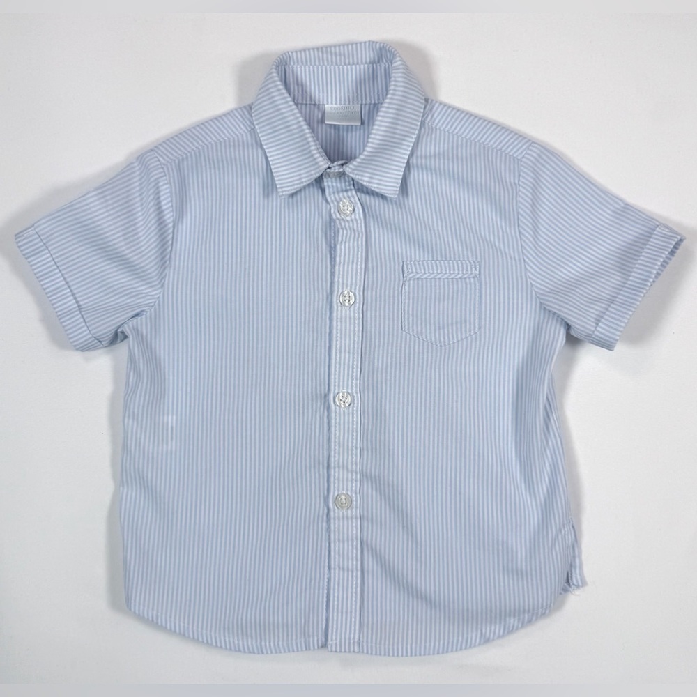 EDGEHILL COLLECTION Boys‎ Striped Button Down Shirt Short Sleeve Size 24M